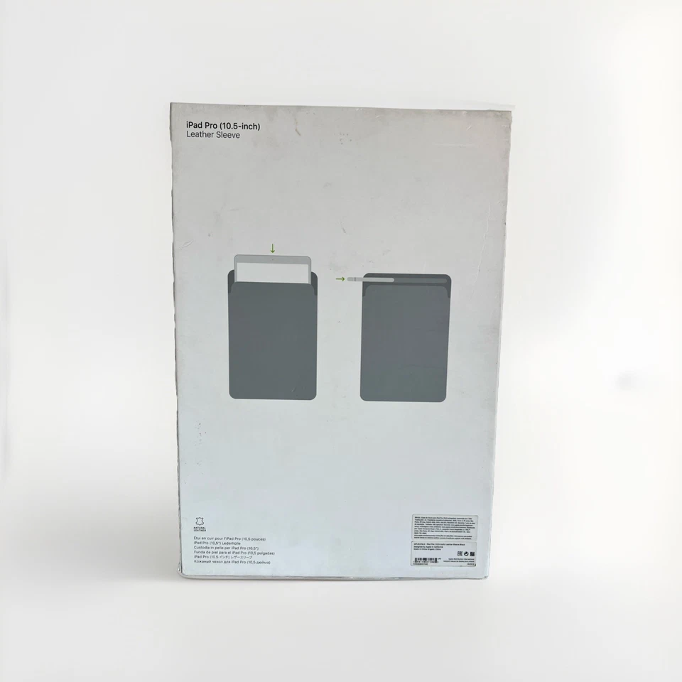 Genuine Apple Leather Sleeve - iPad 10.2" (7th, 8th & 9th Gen) - Black - New - Image 2 of 2