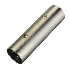 yan 3-Pin XLR Male to Male Plug Coupler Gender Changer Audio Microphone Mic Adap