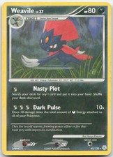 Weavile 40/130 Rare Diamond & Pearl Pokemon Damaged on eBay