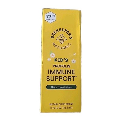 Beekeeper s Naturals Kid s Propolis Immune Support Throat Relief Spray BNFS