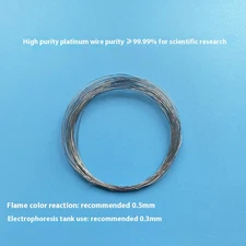 99.99% High-purity Platinum Wire, Pt for Experiment Electrophoresis Electrolysis