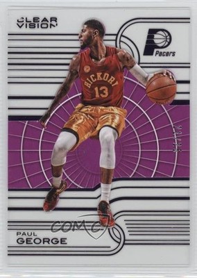 2015-16 Panini Clear Vision Purple 21/25 Paul George #42 1u6