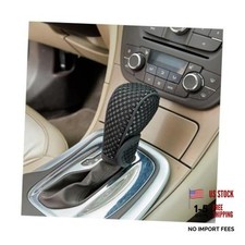 Yourkar Car Gear Shift Knob Cover Breathable Automotive Shift Stick Black