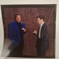 Tom Jones & Luke Perry Friends Buddies 35MM FILM TRANSPARENCY Vintage