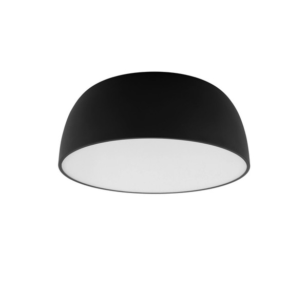 Deckenlampe 3-Flammig Metall Schwarz E27 Ø38 Cm GemüTlich Flur Deckenleuchte-image