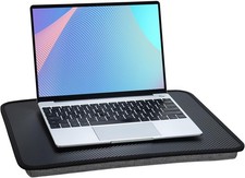 Portable Laptop Desk Fits Up to 16  Laptops, Built-in Cushion,Lap Stand for Be