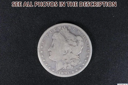 NobleSpirit 1891 S Morgan Silver Dollar AVG / Good