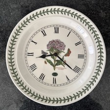 Orologio da parete Portmeirion giardino botanico Sweet William NUOVO IMBALLATO