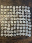 Lot of 100 90% Mercury Dimes $10 Face Value Circulated Mixed Dates Free Shipping