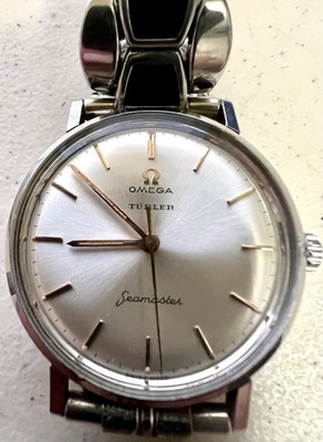 Vintage Omega  TURLER'' Seamaster Manual Winding 34mm Runs Keeps Time