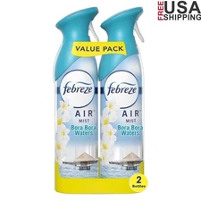 Odor Eliminating Air Freshener Spray Bora Bora Waters 8.8oz 2 Count Freshness US