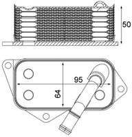 Mahle ÖLküHler MotoröL CLC 12 001S FüR E91 E90 E60 E61 E87 BMW F10 E92 5Er 3Er