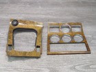 00-02 BMW E36/7 Z3 CENTER CONSOLE SHIFTER & SWITCH WOOD TRIM COVER SET OEM