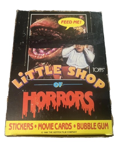 SEALED 36 packs 1986 Little Shop Of Horrors Vintage Factory Sealed, Topps. #B344