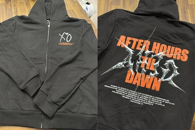 The Week nd After Hours Til Dawn Tour Zip Hoodie 2 Side TMB6401