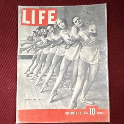 Life Magazine December 1936 Illustrated Metropolitan Opera Ballet Issue