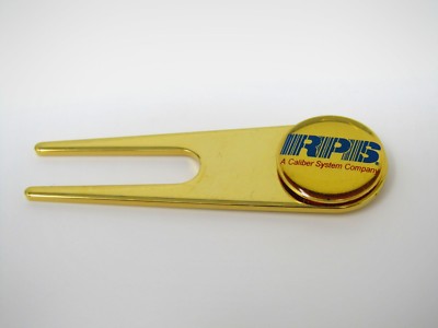 Vintage Golf Divot Tool Ball Marker Advertising: RPS A Caliber System Co.