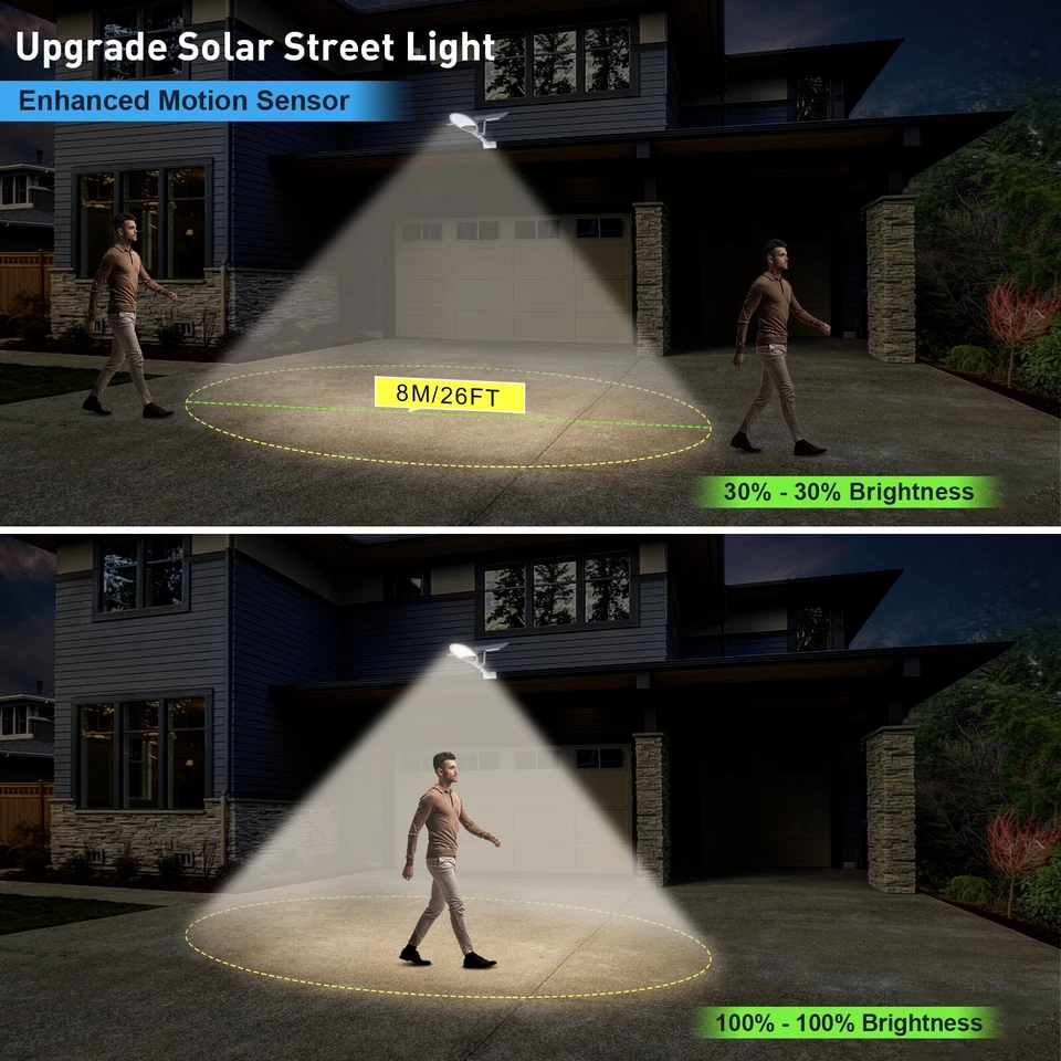 Solar garden lights  LED Motion Sensor  Light Outdoor Light - Image 4 of 4