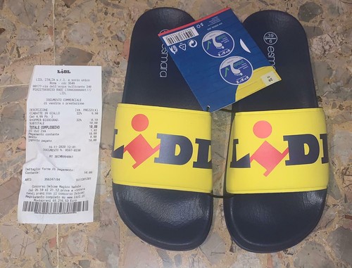 ☆ CIABATTE LIDL 39 EU NUOVE INTROVABILI FAN LIMITED EDITION UNISEX SOLD OUT  ☆ | eBay