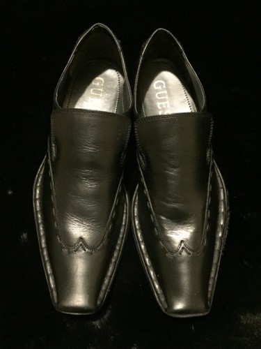 Black Leather Mgmani Dress Shoe | eBay