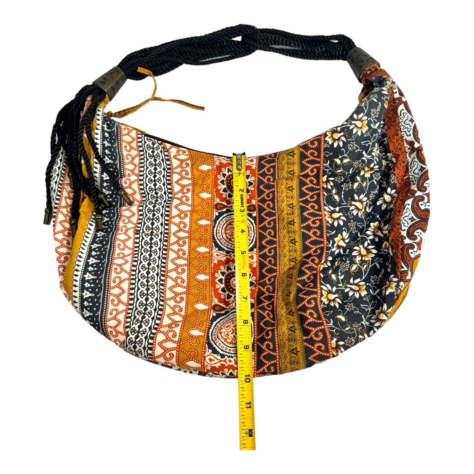 Boho Chic Multi-Color Hobo Bag Patchwork Hippie D… - image 5