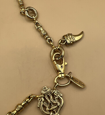 Vtg The Limited Italy Gold Tone Byzantine Medieval Gothic 
