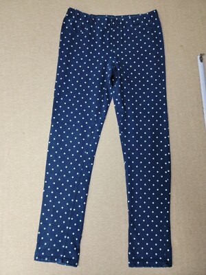 NWT~OSHKOSH B'GOSH Blue Polka Dot Leggings Girls Size 14 cotton/spandex