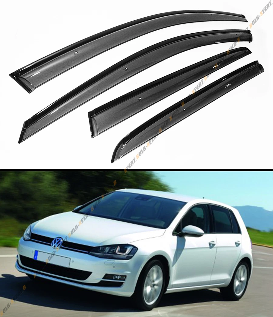Set Of Wind Deflectors For VOLKSWAGEN GOLF Hatchback 2012, 47 OFF