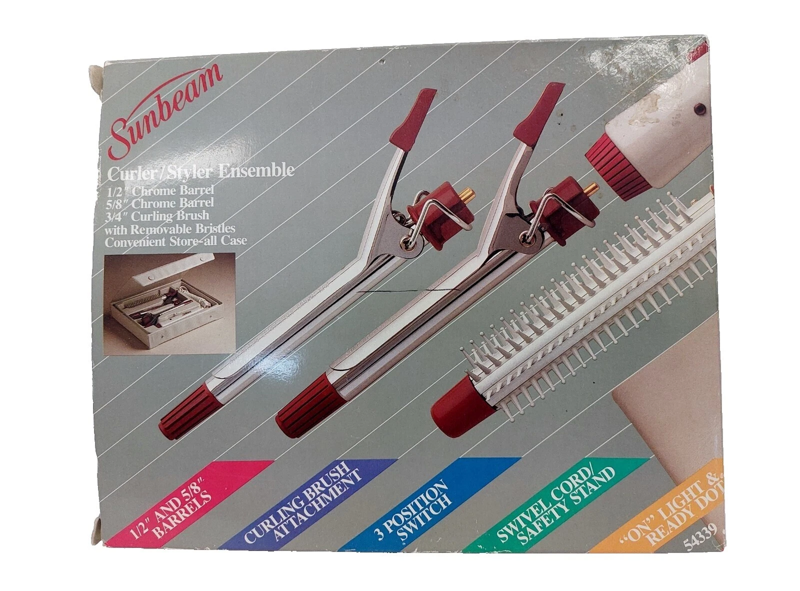 Planchas Sunbeam pelo rizado y con accesorios