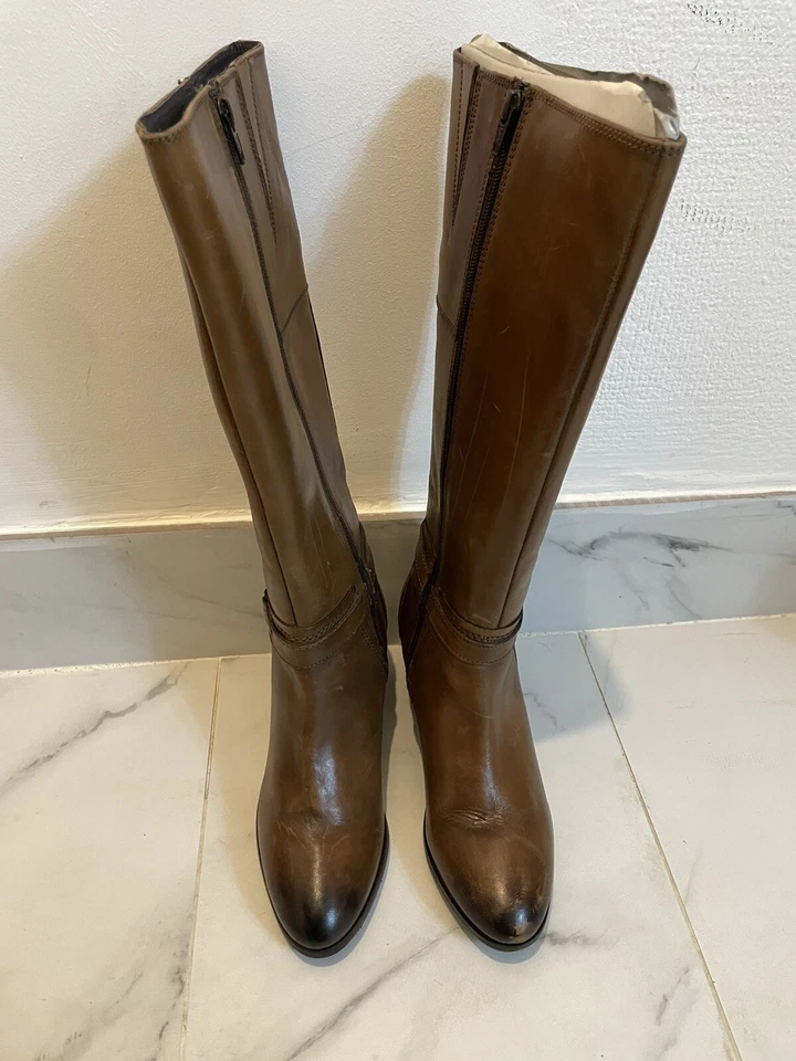 Botas de montar largas de cuero marrón Ravel talla Uk 6 EU 39 Foto 4 de 4