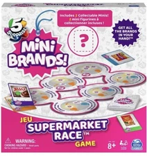 Mini Brands Supermarket Race Game Cards Figurines Surprise Age 8+ Adult