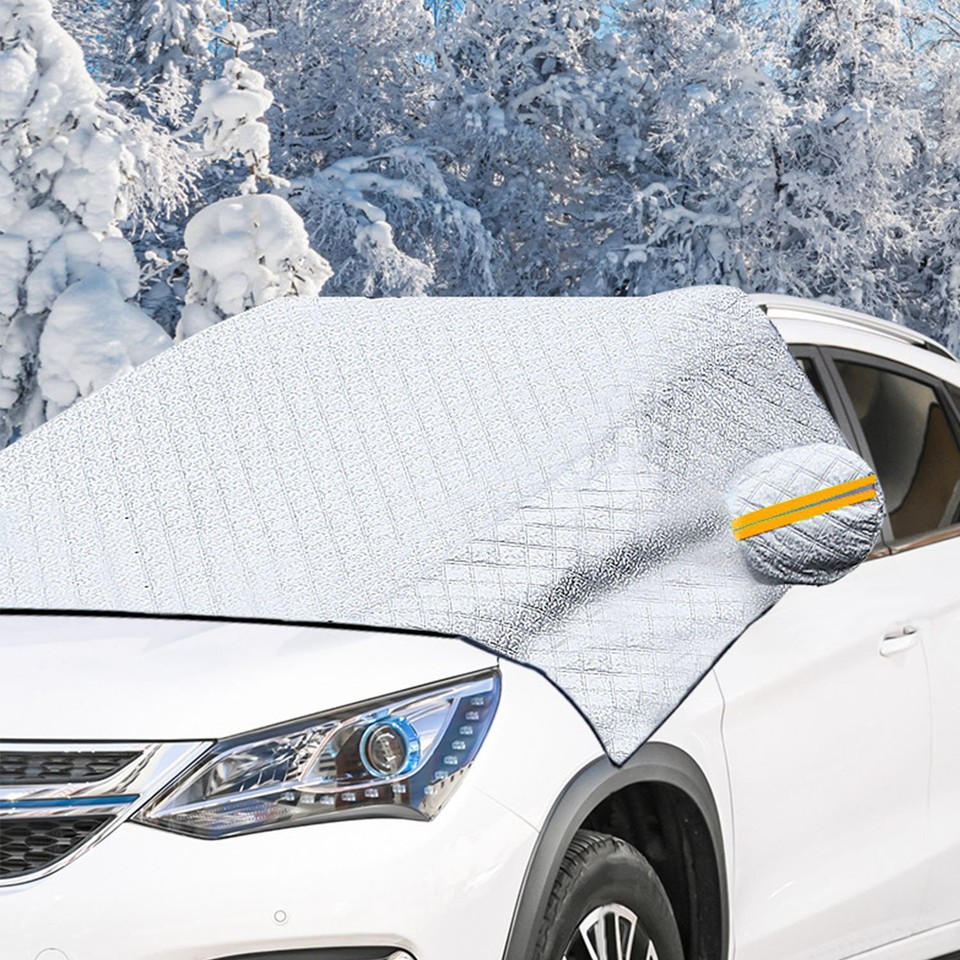 Magnetic Car Windshield Snow Cover Winter Ice Frost Guard Protector | eBay