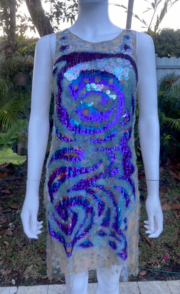 pucci beaded dress Vintage Emilio sequin runway bebe | Dresses | summer-basics Color:ANNE BLACK MULTI