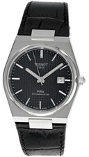 Tissot PRX Powermatic 80 40mm Black Leather Strap Men's Watch T137.407.16.051.00