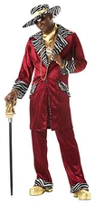  Supa Mac Pimp Sweet Daddy and Ho Gangster Adult Costume
