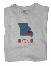 Ironton Missouri MO T-Shirt HEART