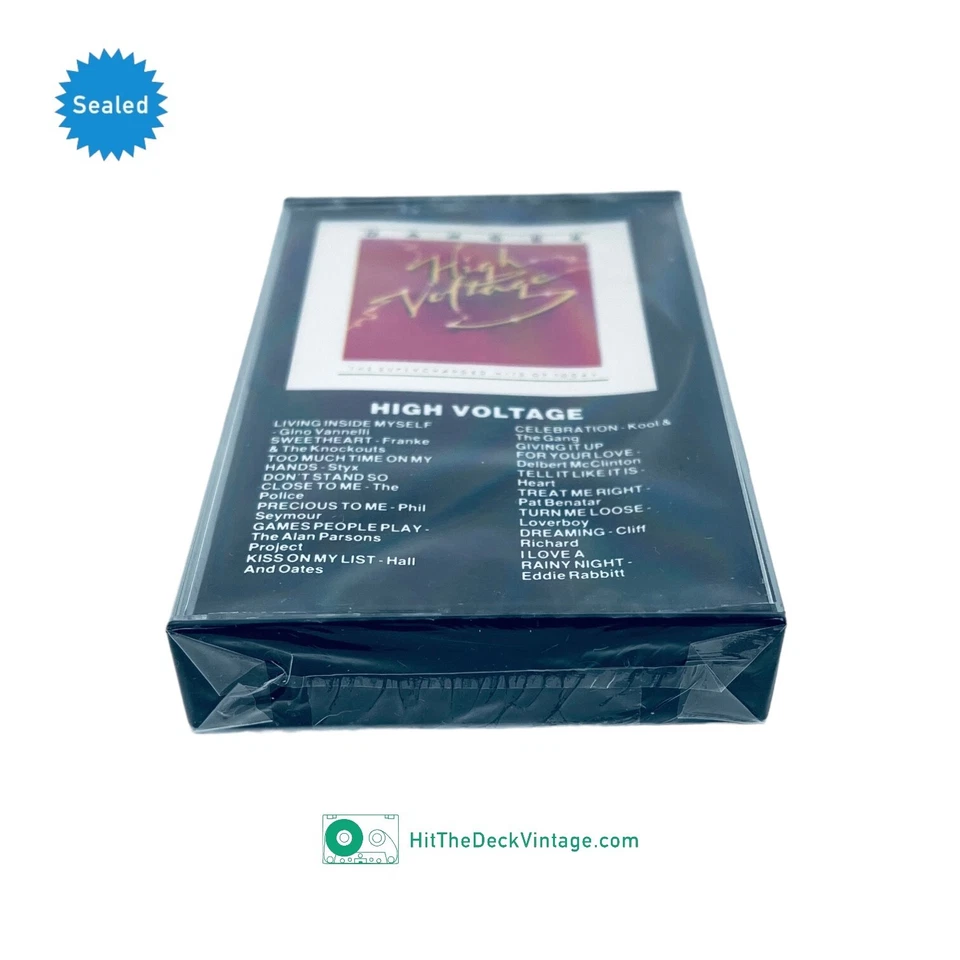 K-Tel High Voltage Cassette Tape (1981) Compilation Police Styx Heart SEALED - Image 4 of 4