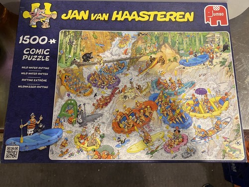 Jan Van Haasteren Comic Jigsaw Puzzle 1500 pcs! Bonus 1000pc Movie Poster Puzzle