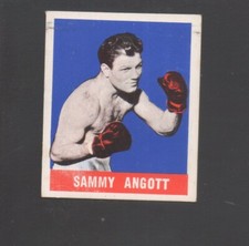 1948 Leaf Boxing Card #2 Sammy Angott-Lightweight Ex Card
