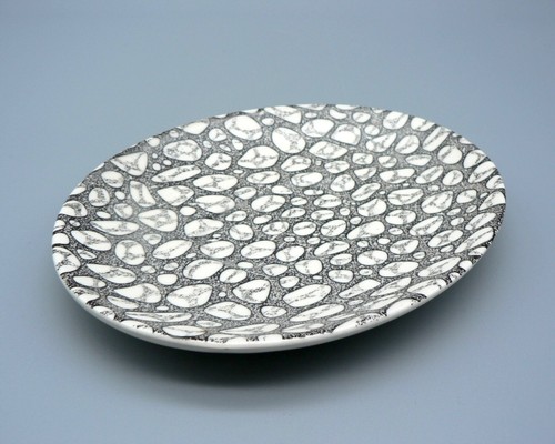 POOLE POTTERY BLACK PEBBLE SAUCEBOAT & STAND C106 MID-CENTURY GRAVY DISH OVAL A1 - Picture 14 of 19