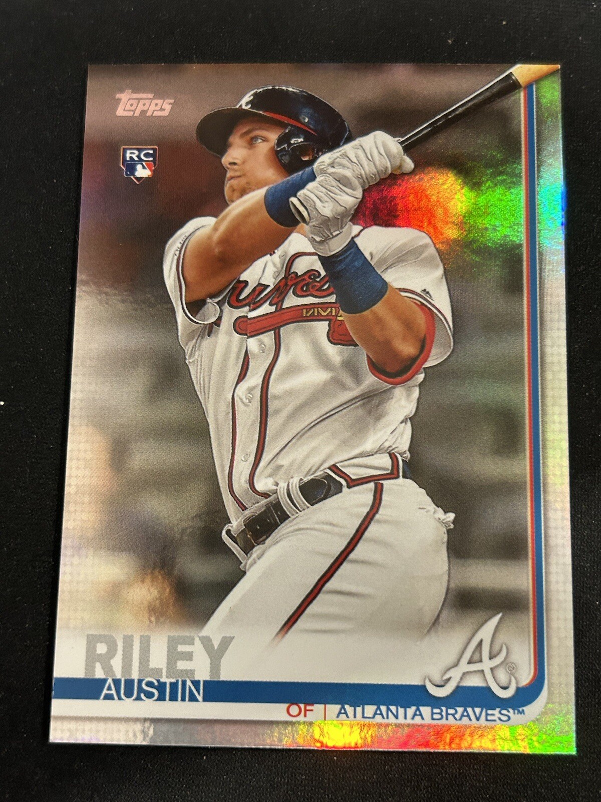 Austin Riley 2019 Topps Update Series Rainbow Foil Rookie Braves Baseball Invest