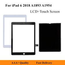 Lot For iPad 6th Gen 2018 A1893 A1954 LCD Display Screen Touch Digitizer Replace
