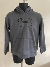Under Armour Boys Gray Loose Active Wear Hoodie Size YXL
