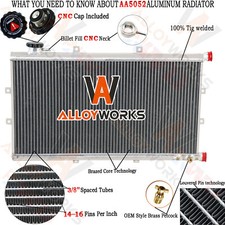 Air To Water Radiator Air-liquid Heat Exchanger Cooler Size 23 58 Wide Core