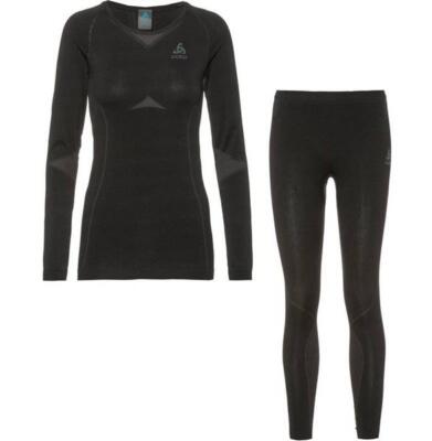 Odlo Set Long Fundamentals Performance warm Damen 196081 black