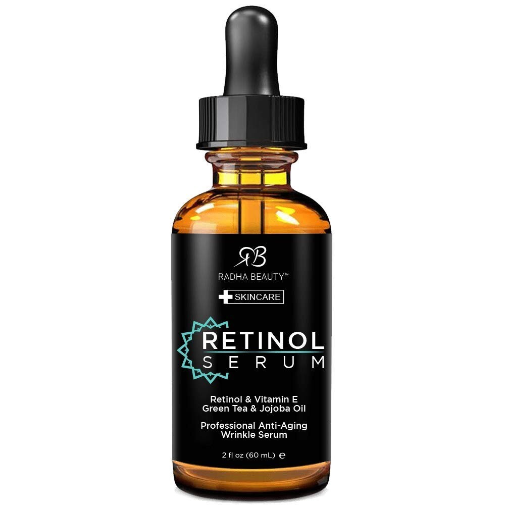 Retinol Serum 2oz with Hyaluronic Acid, Vitamin E & Green Tea – Anti-Aging Care