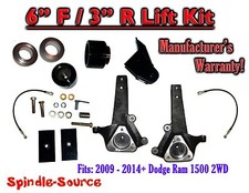 63 Lift Kit For 2009 - 2018 Dodge Ram 1500 2wd Only Hemi Non-hemi V6 V8