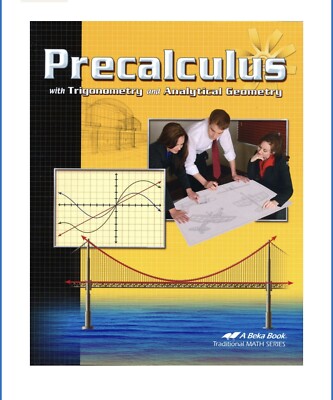 Abeka Precalculus Student WorkBook Brand New