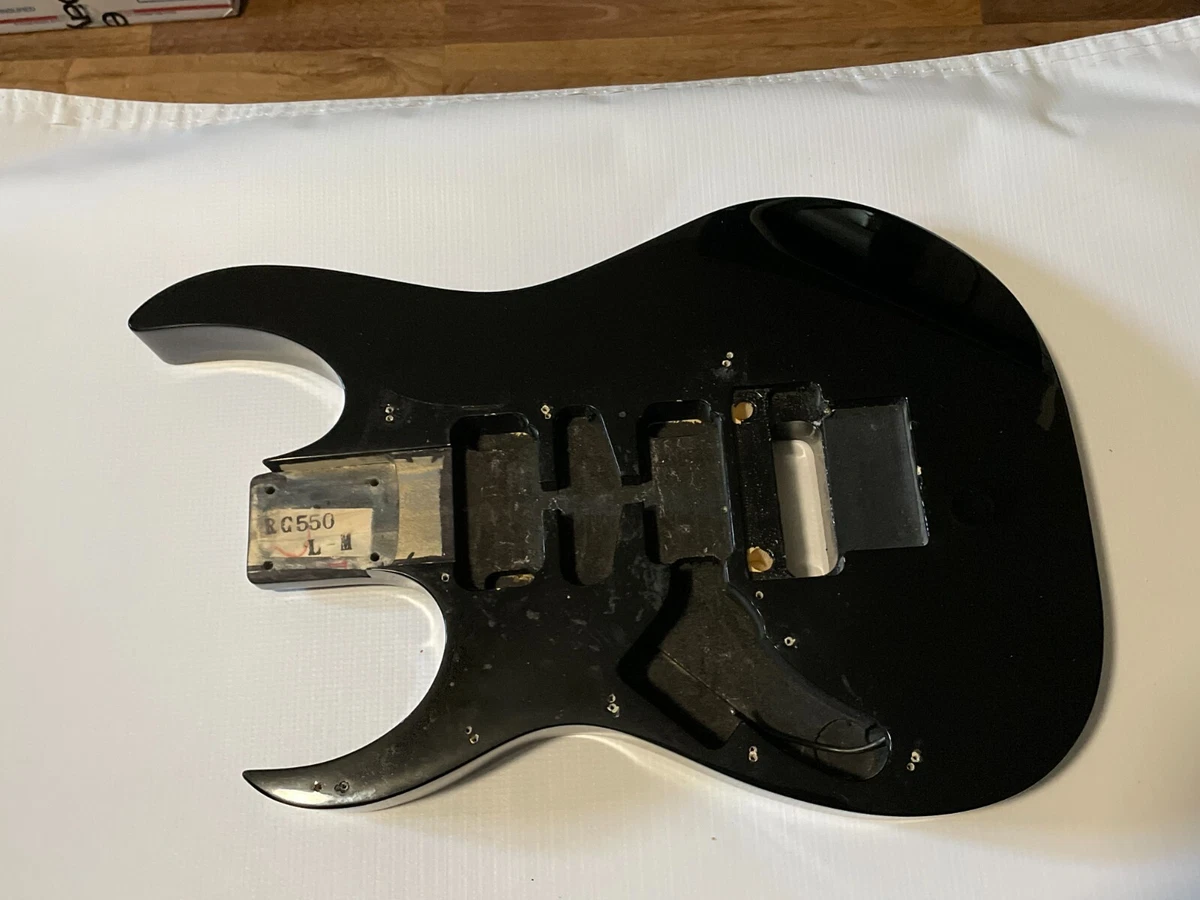 1987 92 Japan Fujigen Ibanez RG550 Lefty LH Black Strat Guitar