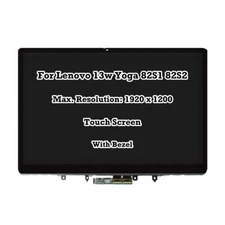 LCD Touchscreen Display Assembly+Bezel For Lenovo 13w Yoga 82S1000GSS 82S1000GUS